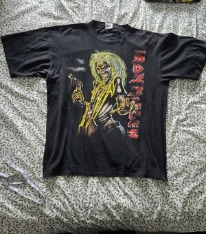 Vintage 90s Iron Maiden Killers Shirt - Winterland Tag - Size XL - Grail
